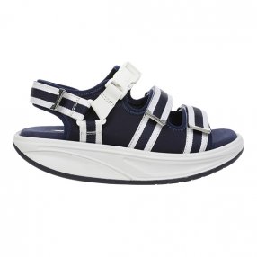 Kim Sandal W Navy White