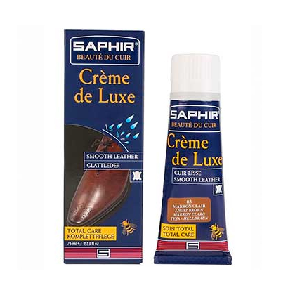 SAPHIR Cream de lux 75 мл черный
