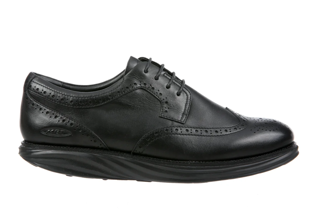 Boston M Black Brogues Leather