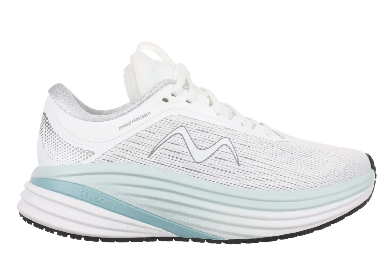 M-3000-2 LACE UP W WHITE/LIGHT BLUE